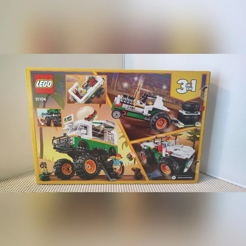Lego 31104 Monster Burger Truck Creator 3-in-1 NWT
